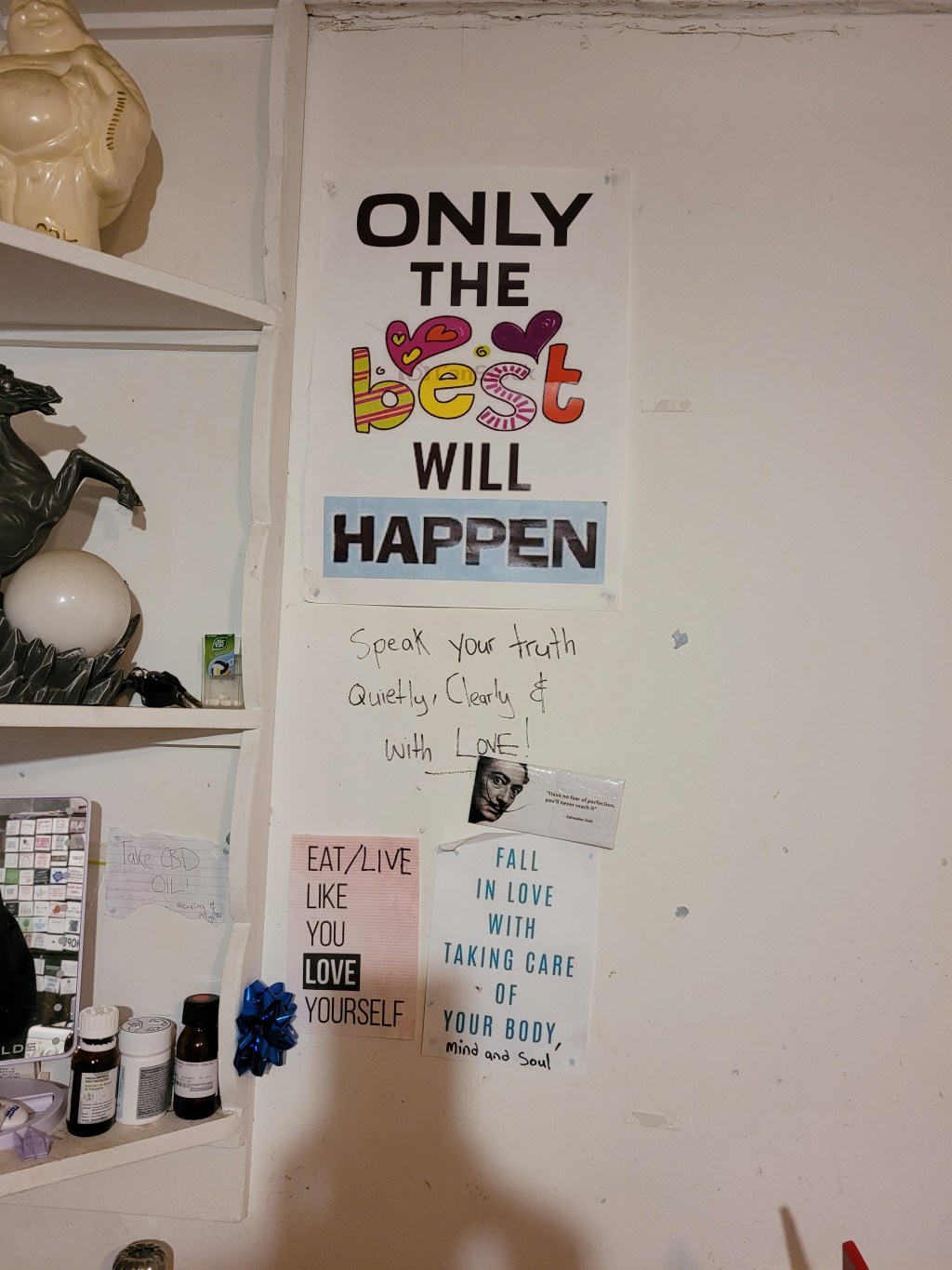 I continue to write myself notes on the walls&nbsp;😆🤓