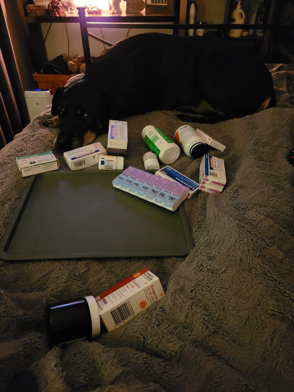 It’s Tuesday night and I am only just now sorting out my medication&nbsp;box..