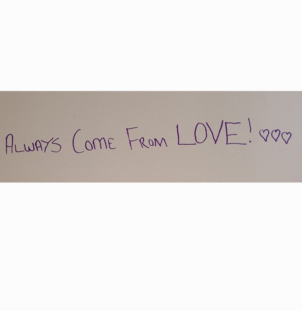 Always Come From LOVE&nbsp;❤