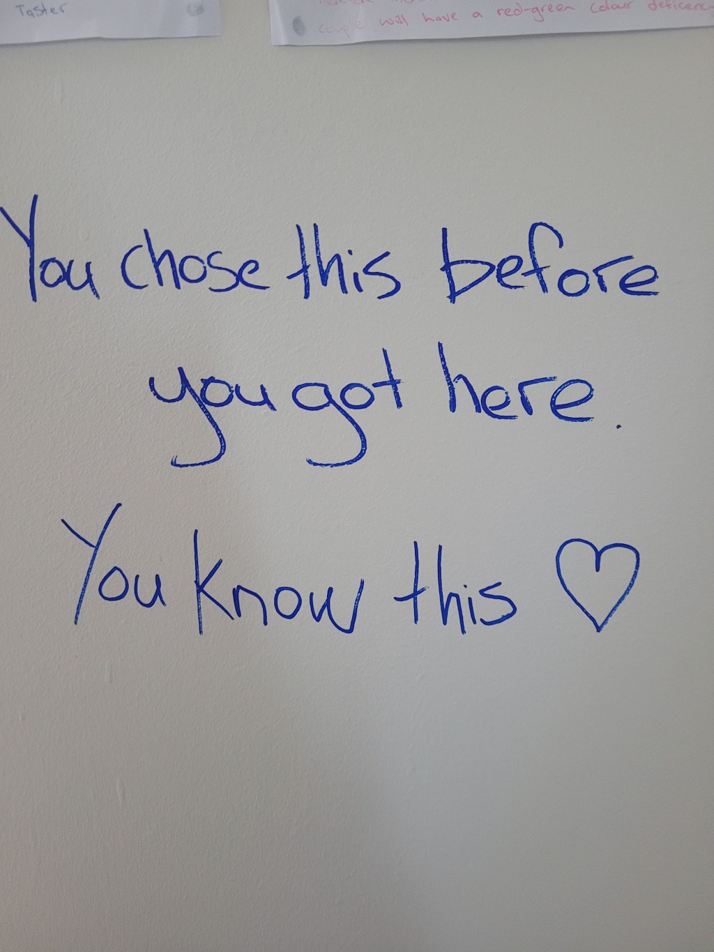 New addition to my wall notes&nbsp;♡