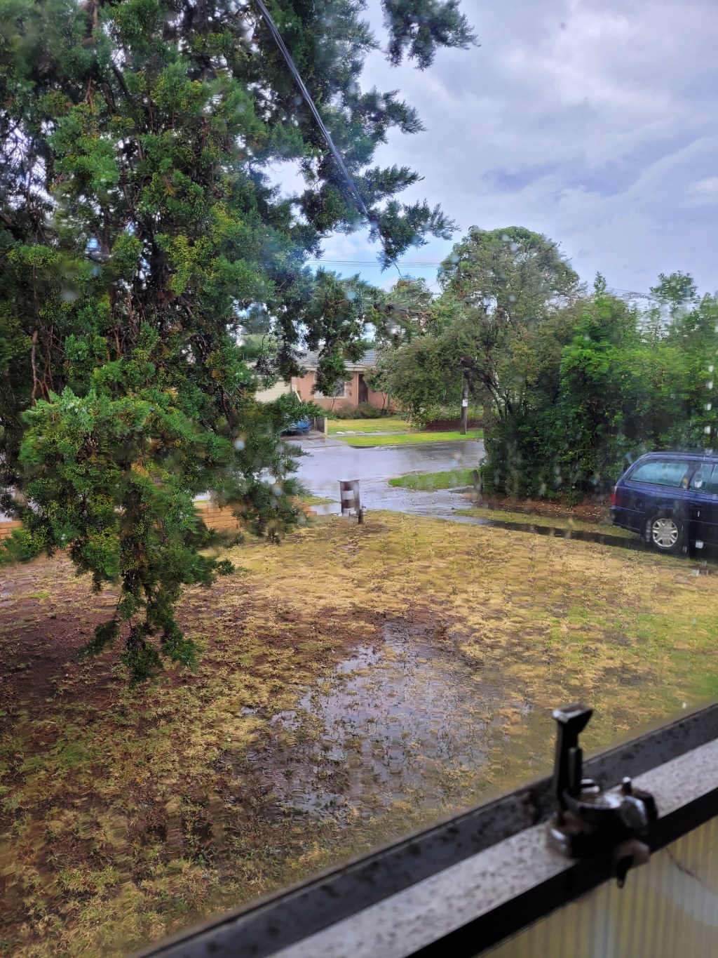 When the rain starts pouring and you have to stop the water from coming&nbsp;inside…