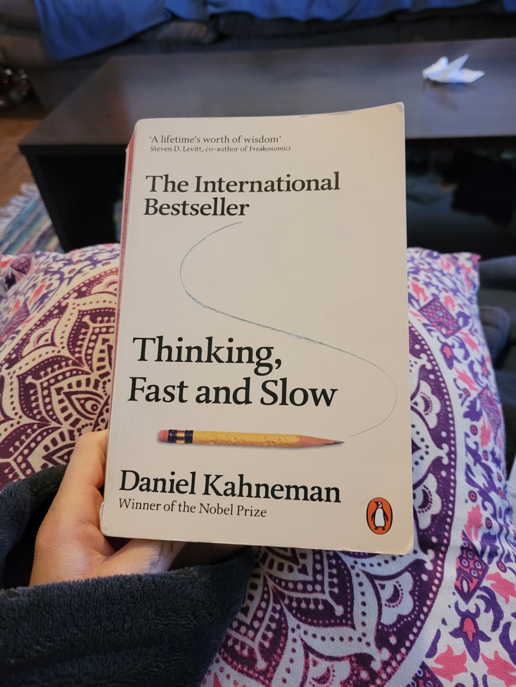 Up at 7.30am, feeling good and reading my book&nbsp;📖