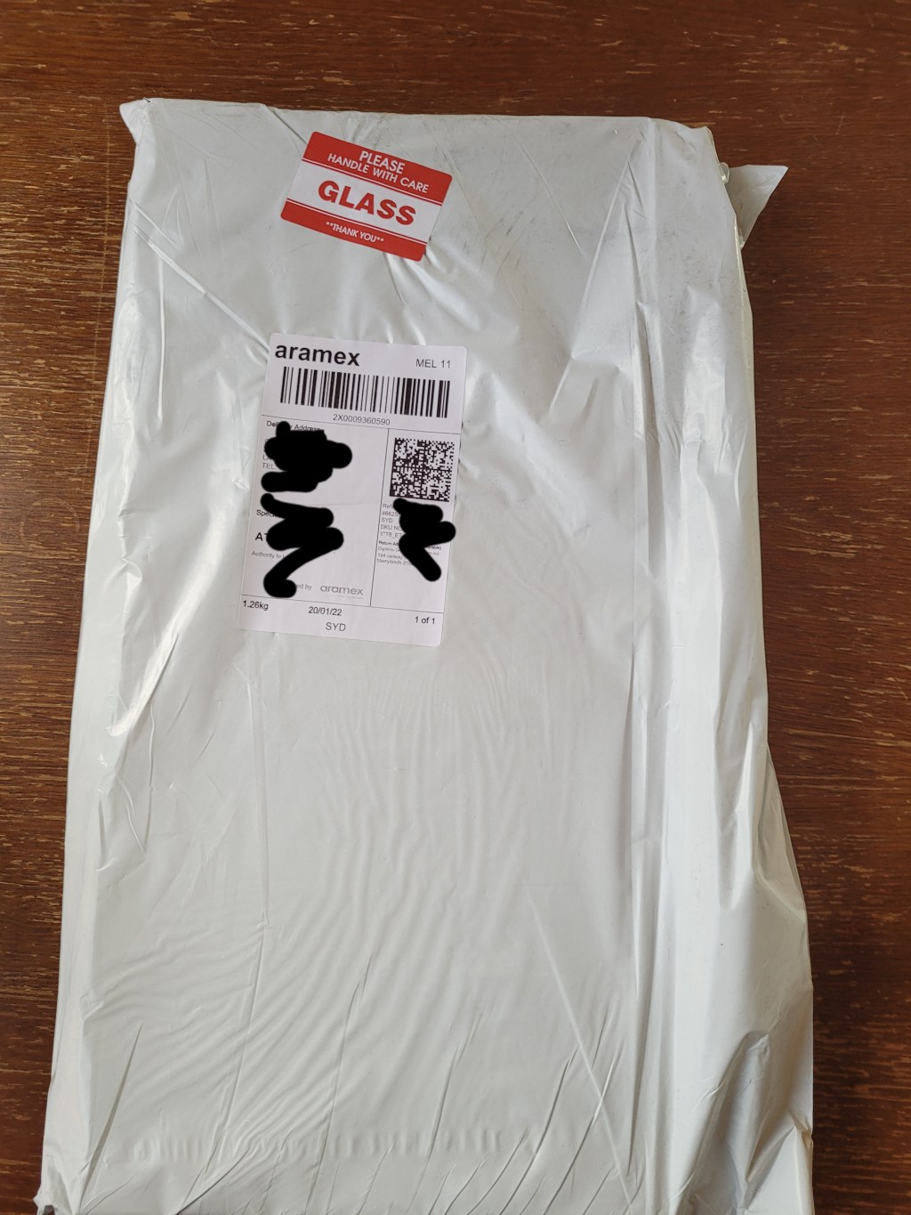 A package arrived that said handle with care, yet I had no clue what it was&nbsp;😆