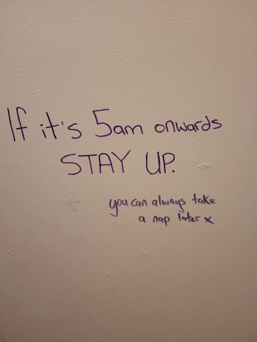 Woke up at 6:30am and staying&nbsp;awake