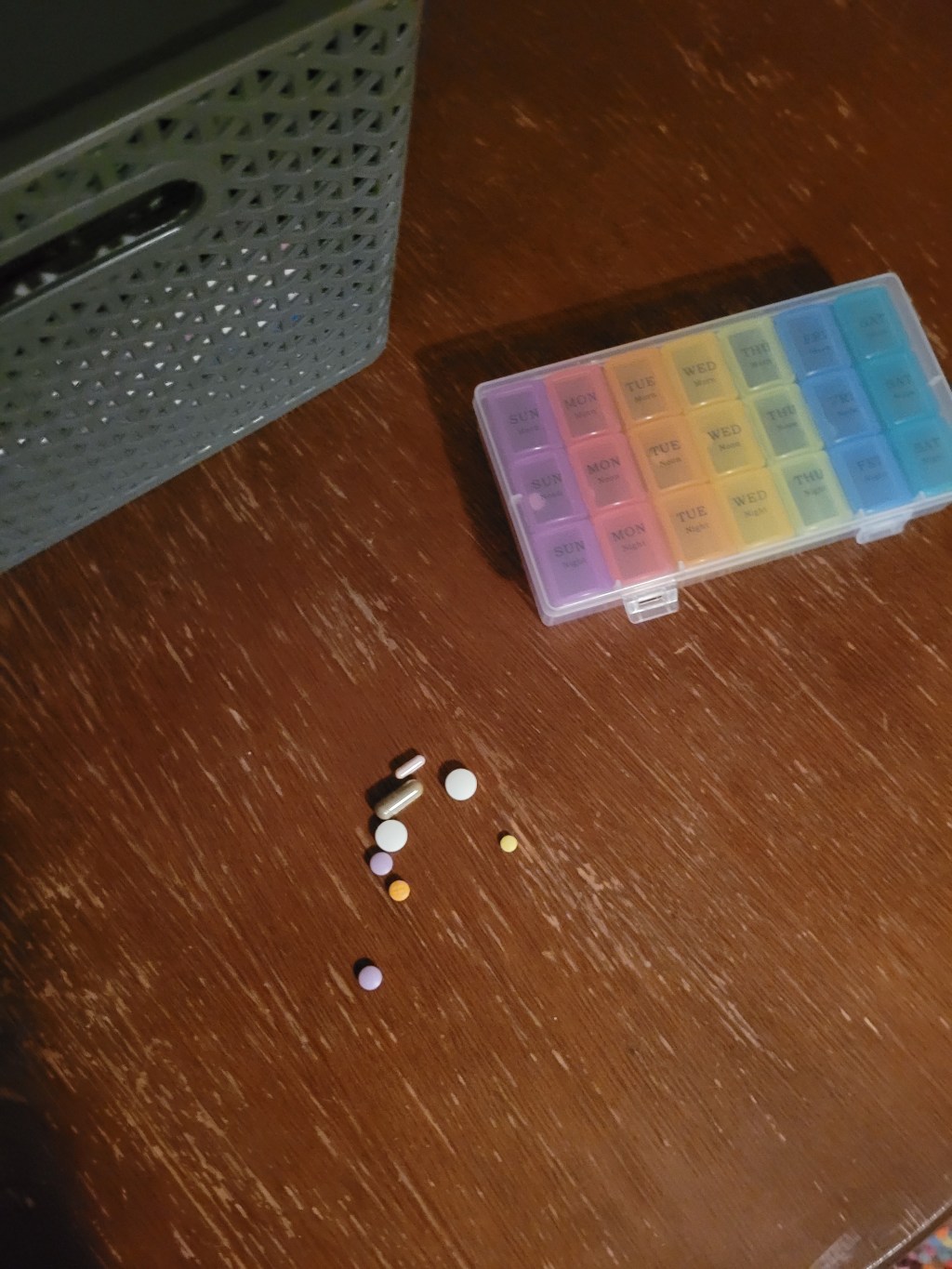Even though I didn’t fill pillbox I still took my meds&nbsp;🥳