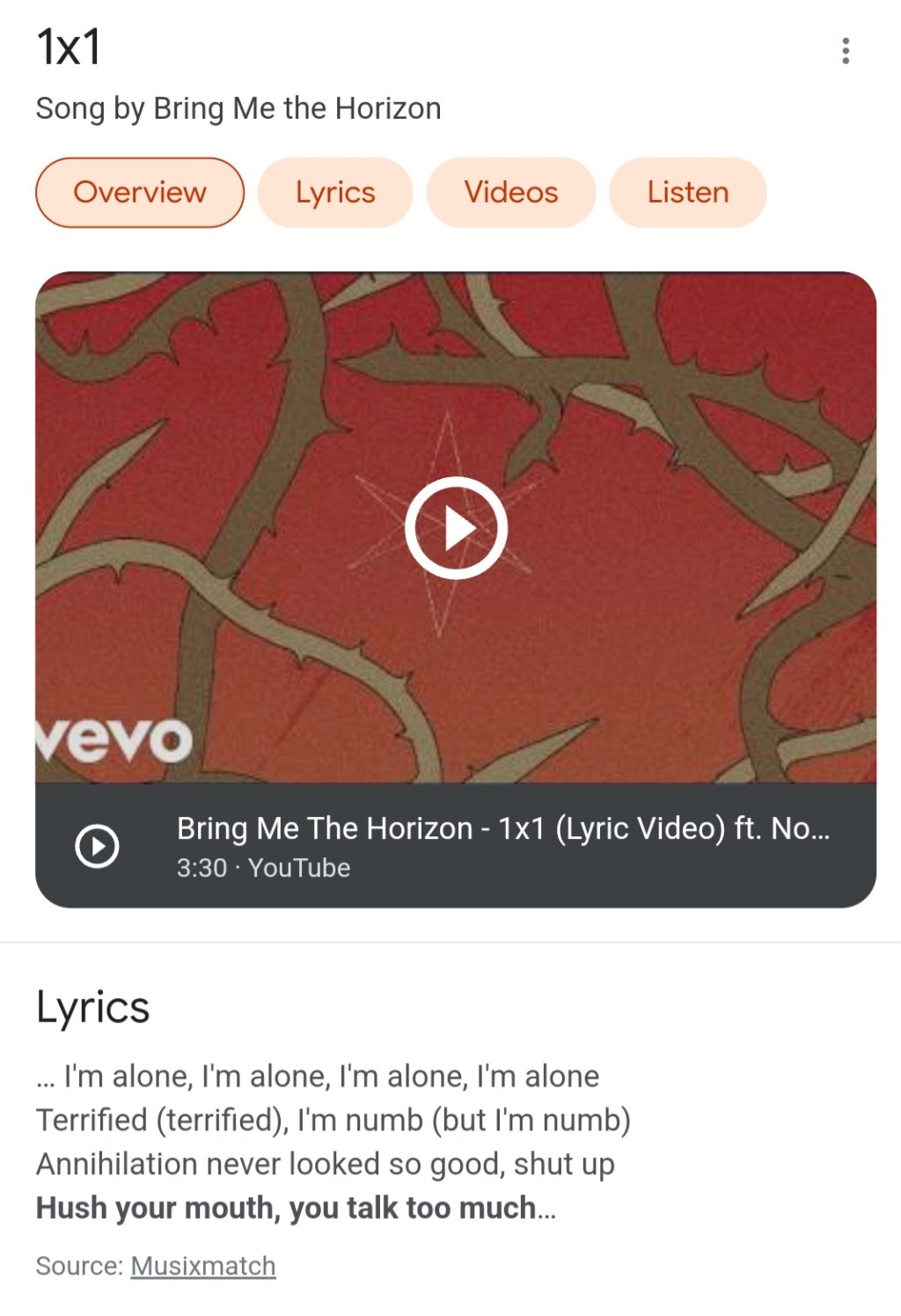 Shut your mouth you talk too much.. are the song lyrics repeating themselves in my head&nbsp;🙄