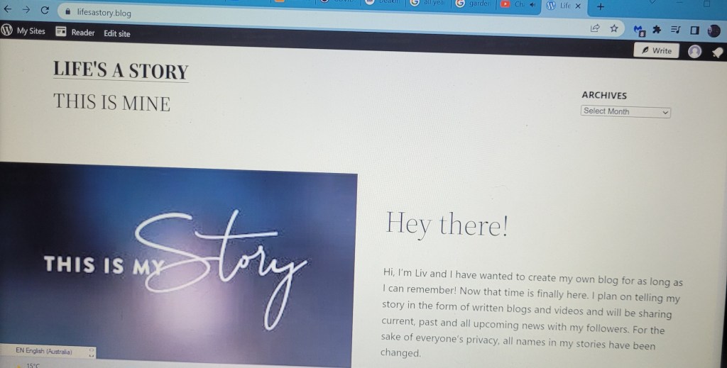 I seriously love how good the theme of my website is now&nbsp;looking!🥳