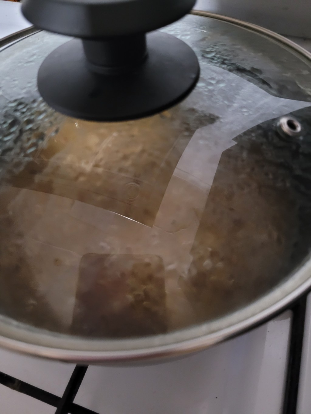 I forgot you’re not supposed to open the pot lid when cooking rice!&nbsp;🤦‍♀️😅