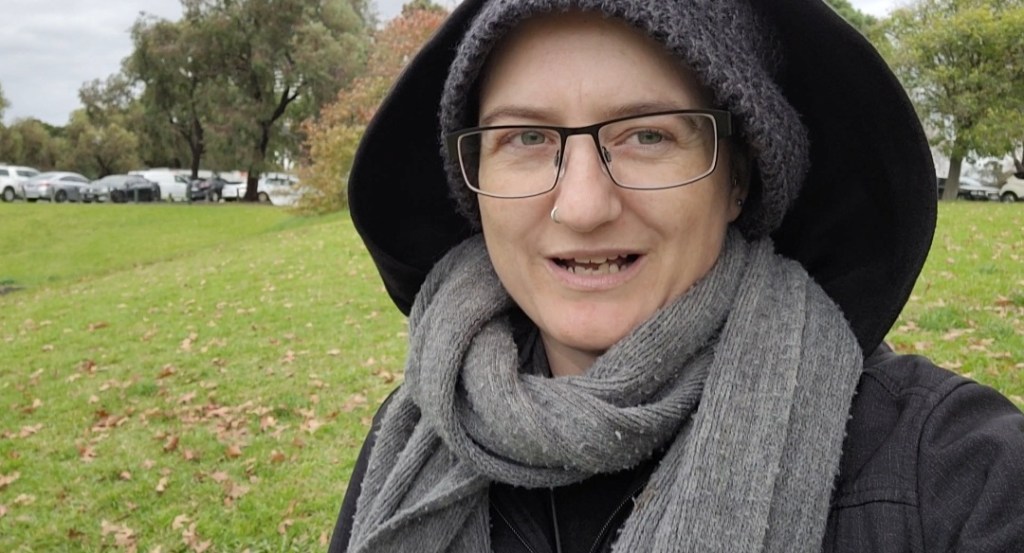 Day 129: 7th May 2022 | I’m at my first footy game and it’s freezing&nbsp;🥶😆