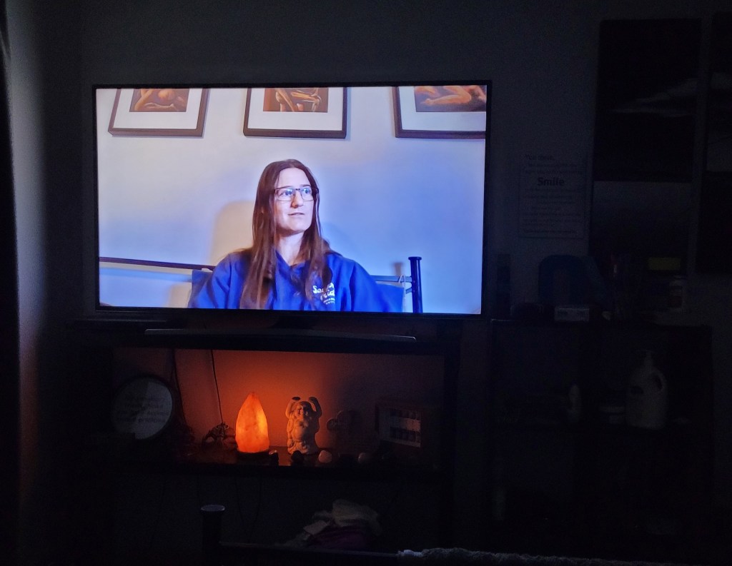 I’m watching myself back on my videos and it’s just hit me that&nbsp;…