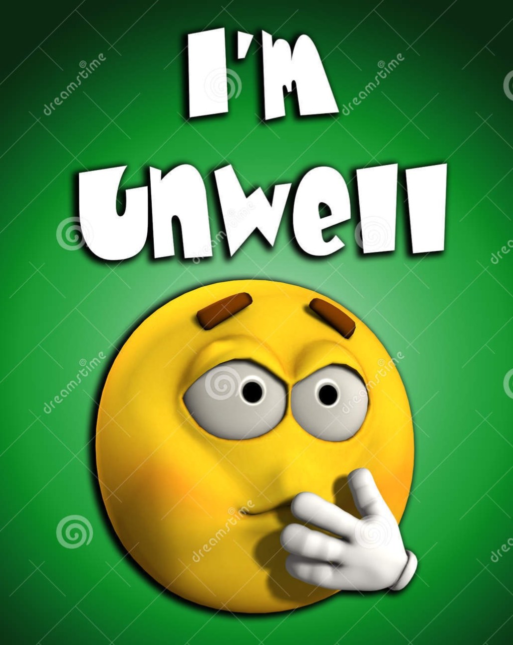 All of a sudden I feel extremely unwell&nbsp;😖