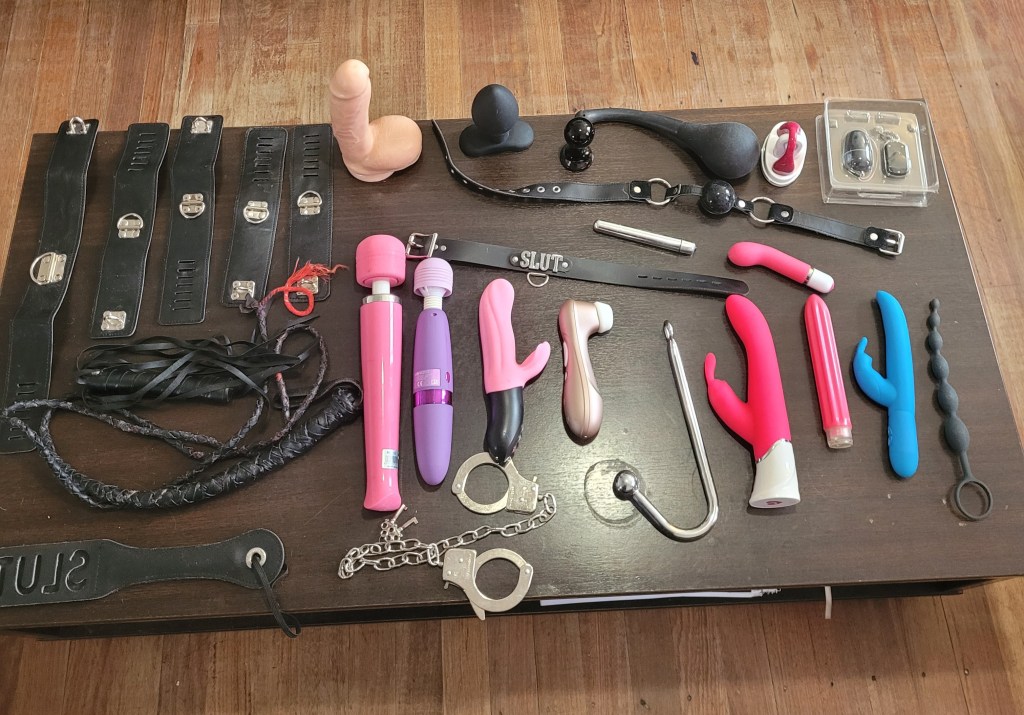 Day 232: 18th August 2022 | Finally buying myself some new sex toys! Here’s what I currently have&nbsp;🤪