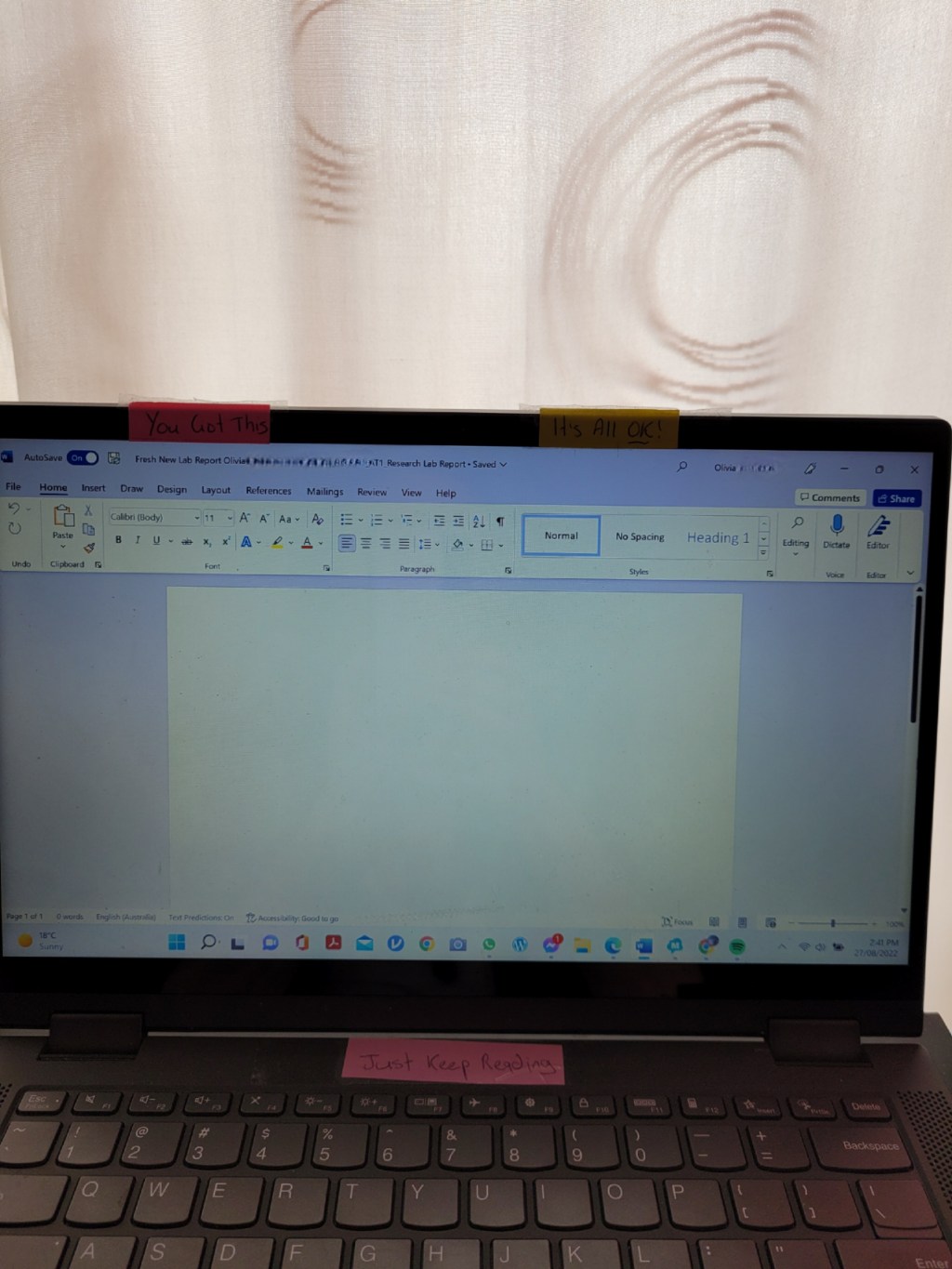 A nice clean fresh new document&nbsp;😅🤓😆