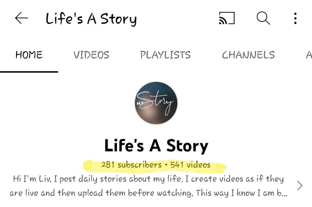 OMG I have 281 YouTube subscribers&nbsp;😁🥳