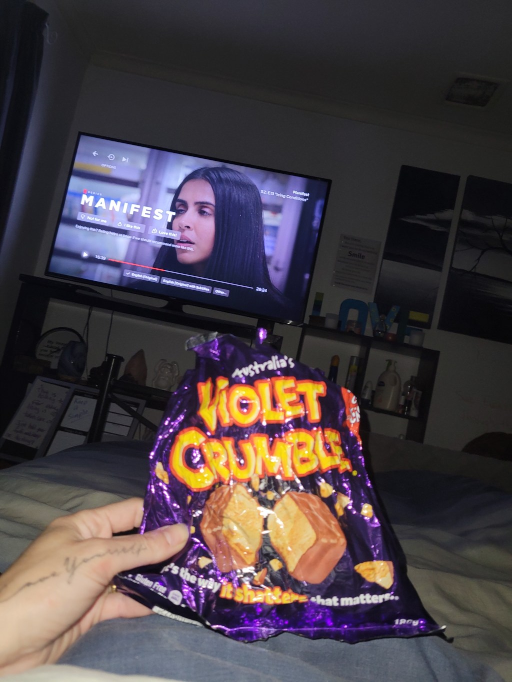 This packet of chocolate has lasted a lot longer than usual&nbsp;🤨