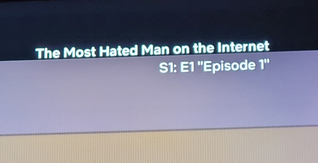The Most Hated Man in the Internet on Netflix is making me feel feel completely comfortable with what I post online&nbsp;🥰