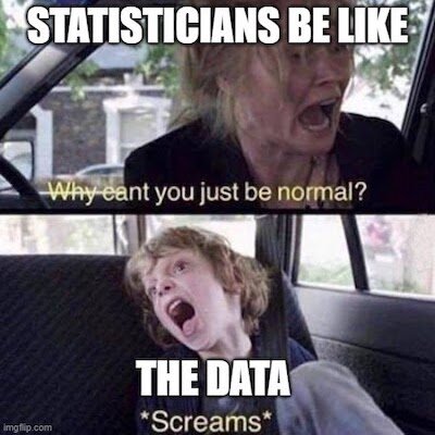 OMG, I feel like I’m losing my mind doing statistics&nbsp;😅😂