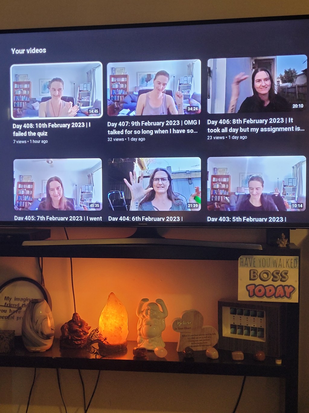 Time to catch up on myself&nbsp;😆