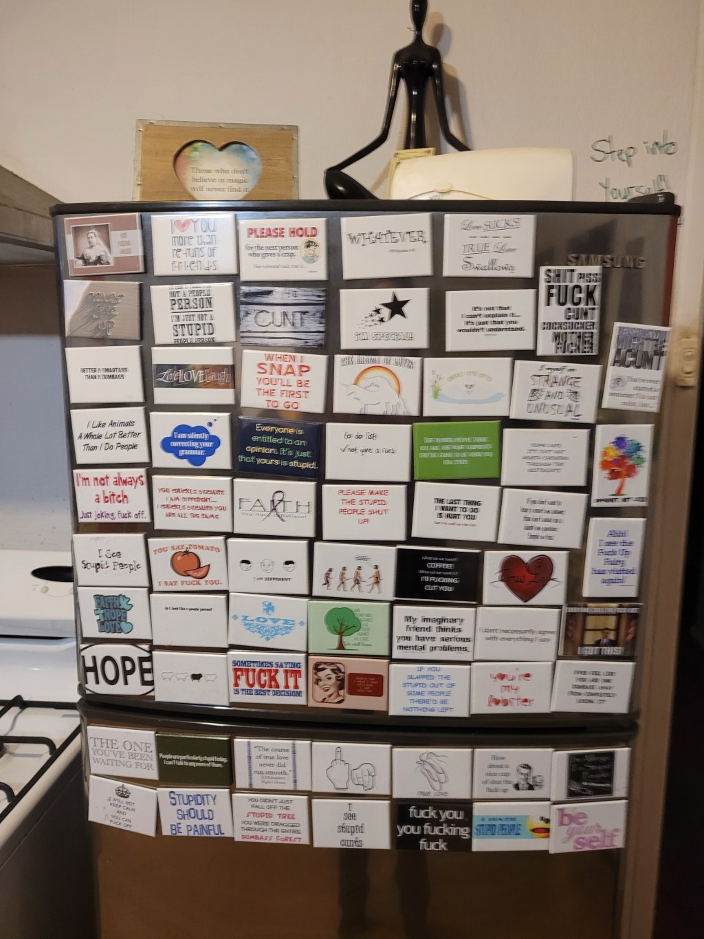 OMG! For the first time ever my hair got stuck in a magnet of my fridge&nbsp;…