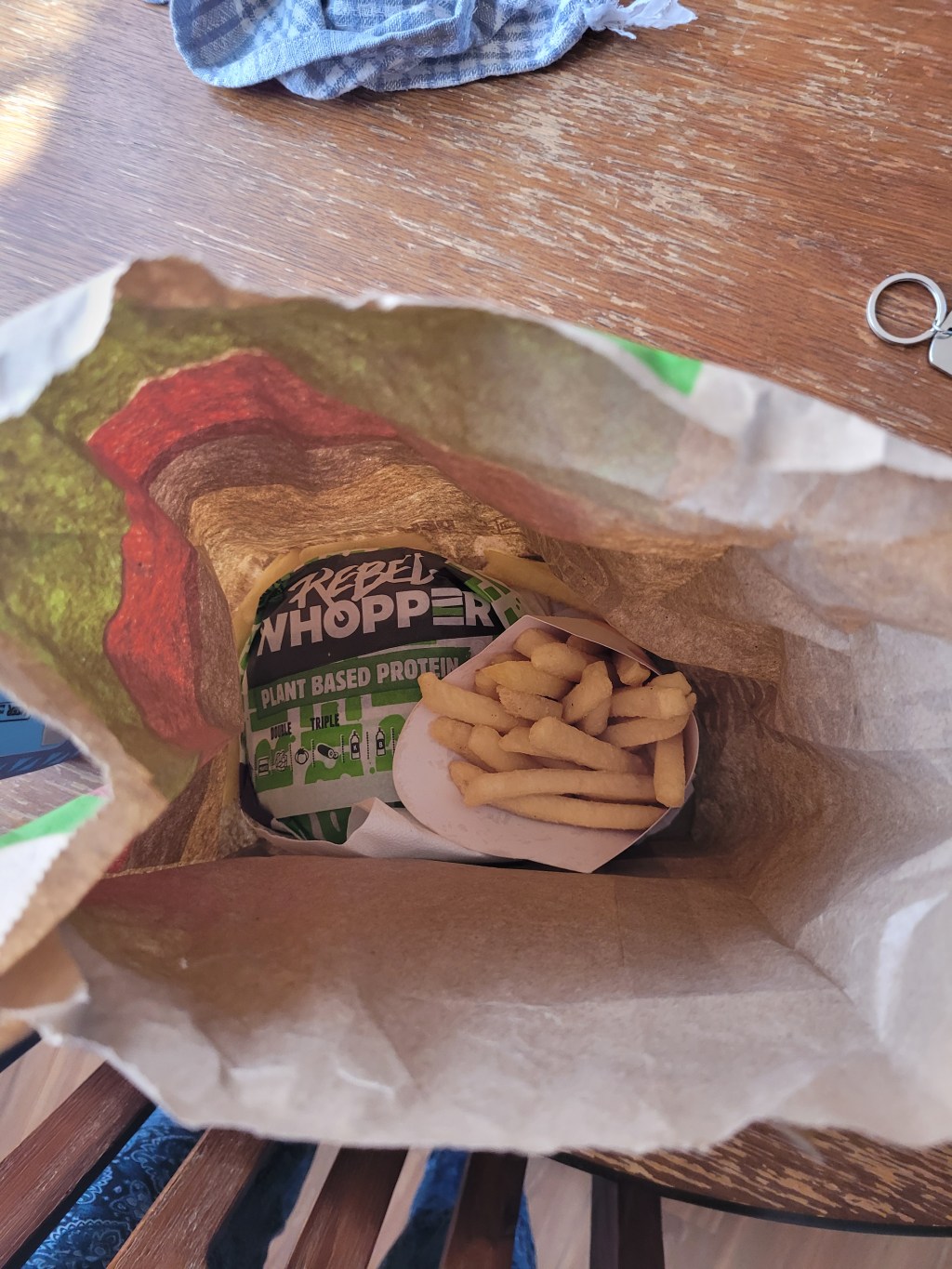 I got Hungry Jack’s for lunch&nbsp;…