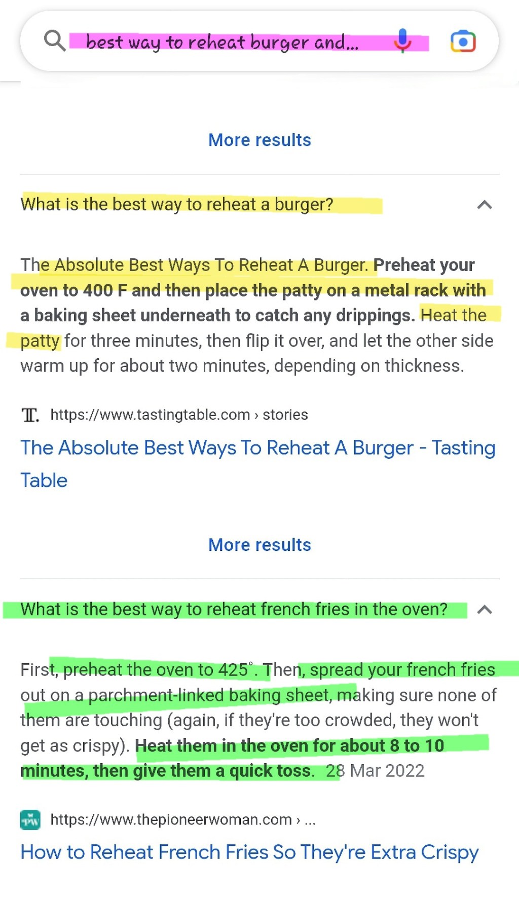 I’m definitely going to try reheating my food in the oven&nbsp;😋